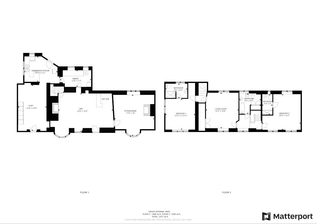 Floorplan for Garreg Wen, Bonvilston, Vale of Glamorgan